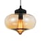 Cwi Lighting Glass 1 Light Down Mini Pendant With Amber Finish 5570P11 - Amber - alternate 4